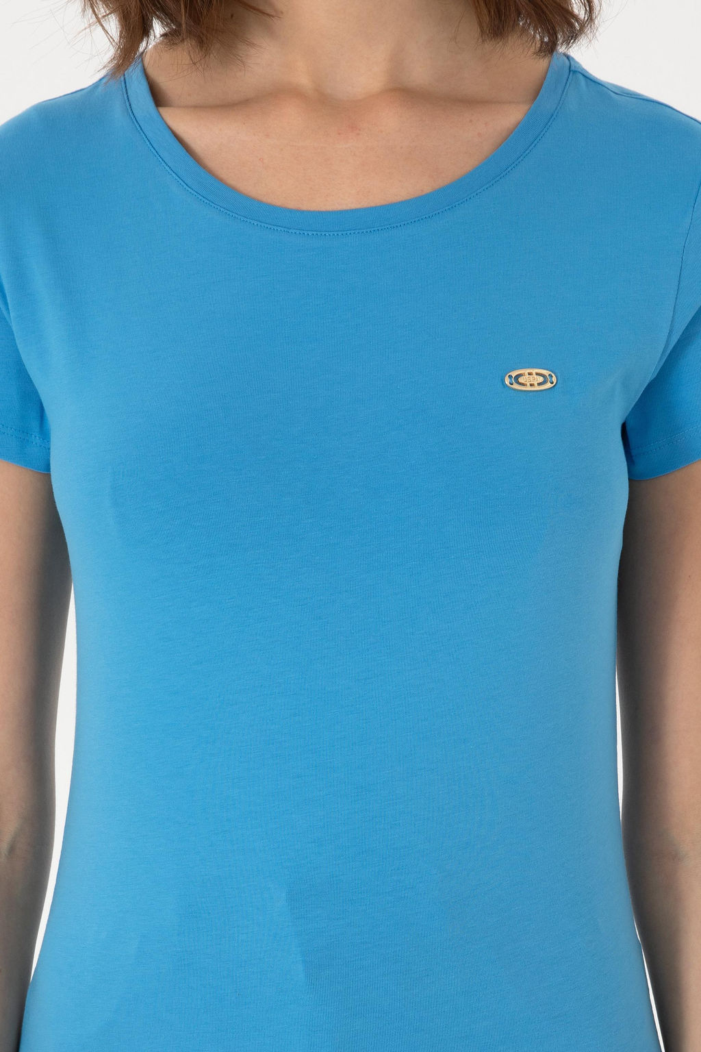 Kad_n Turkuaz Bisiklet Yaka Ti__rt Sepette S_rpriz _ndirim - U.s. polo assn фото 6