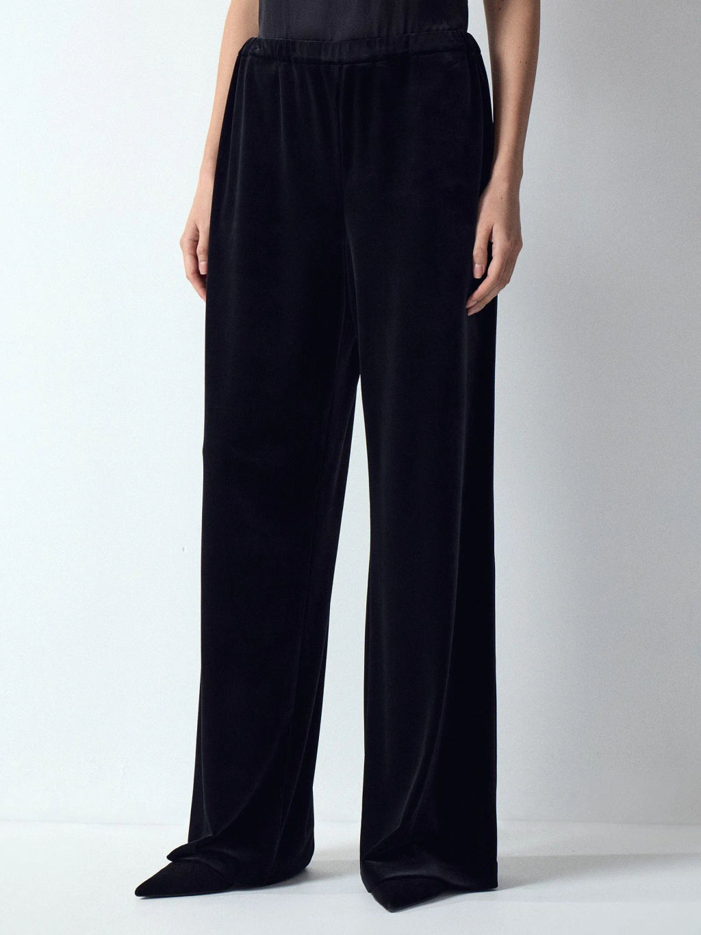ЕМКА / Брюки широкого кроя из бархата - Emka фото 3