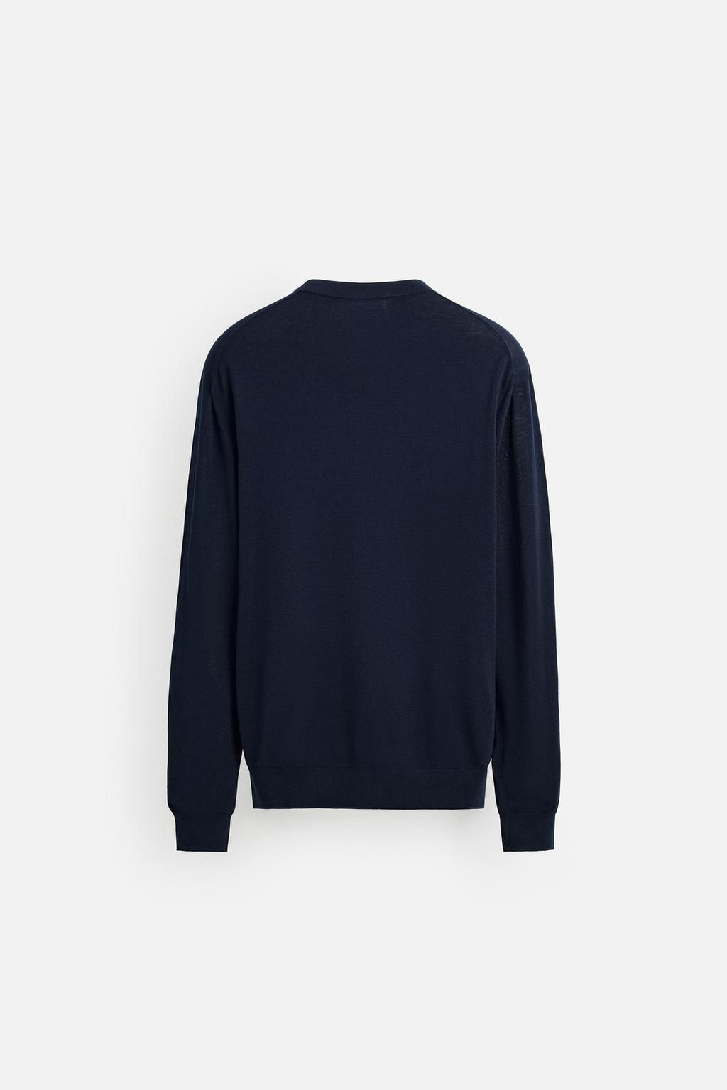 COTTON AND SILK SWEATER - Zara фото 7