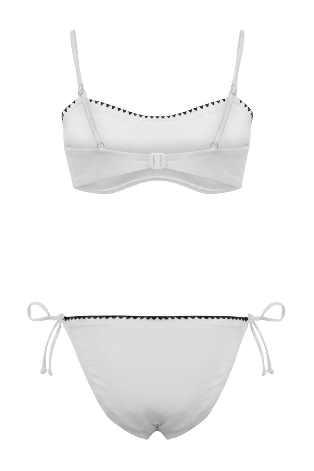 Ekru Bralette Kapl? Nak?s Detayl? Normal Bel Regular Bikini Tak?m? TBESS26BT00094 - Trendyolmilla фото 2