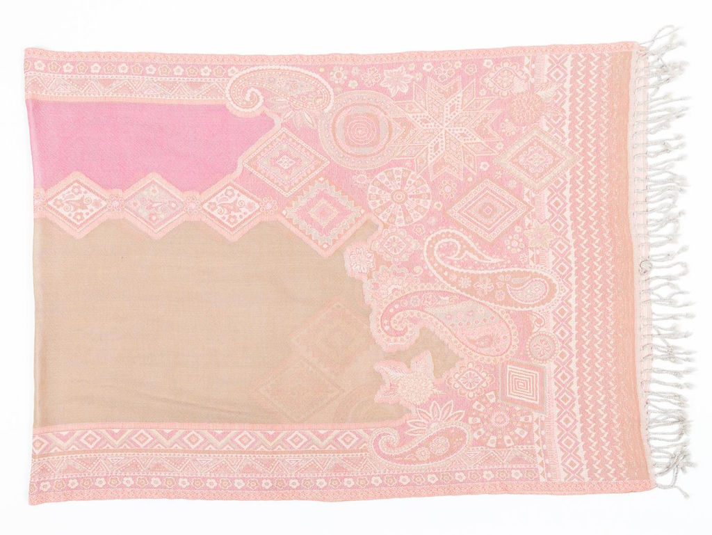 Палантин (шерсть100%)в ассортименте № Тк700/1 - Ганг фото 2