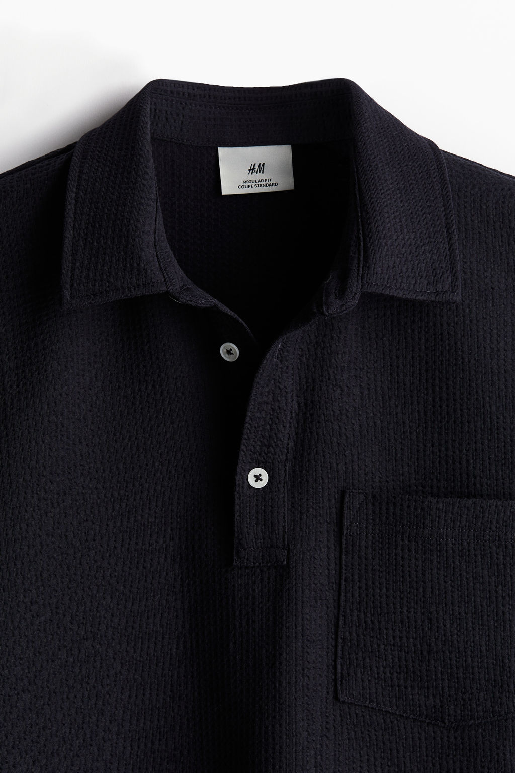 Polo resort gofrado Regular Fit - H&m фото 2