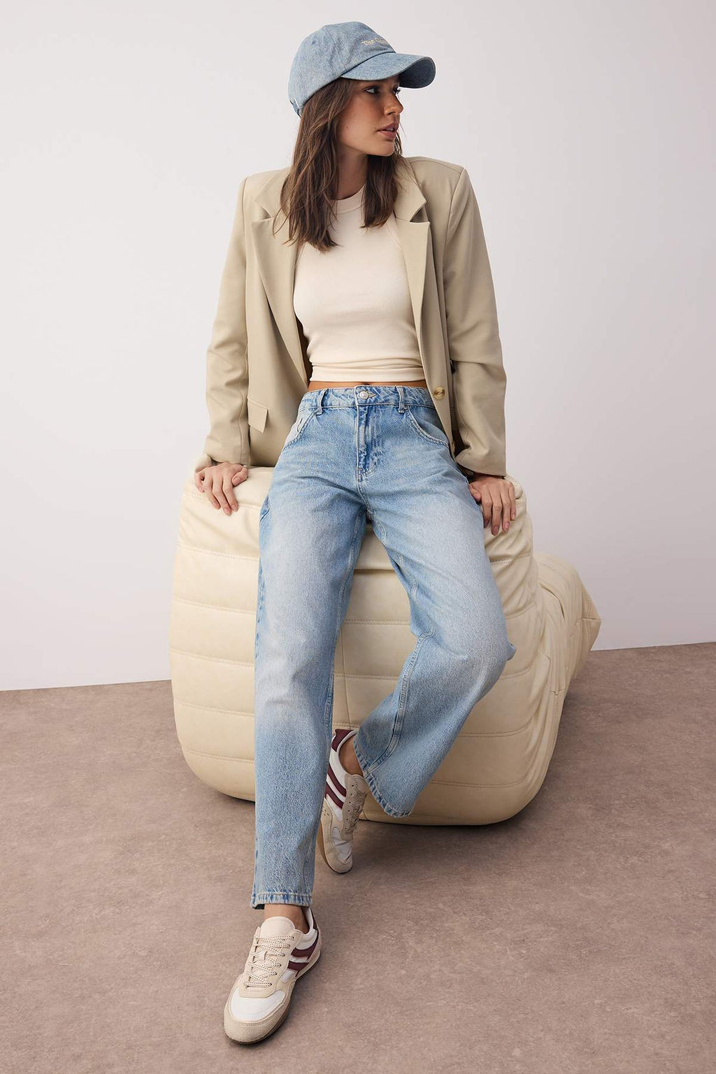 Mavi Yuksek Bel Baggy Jeans TWOAW26JE00129