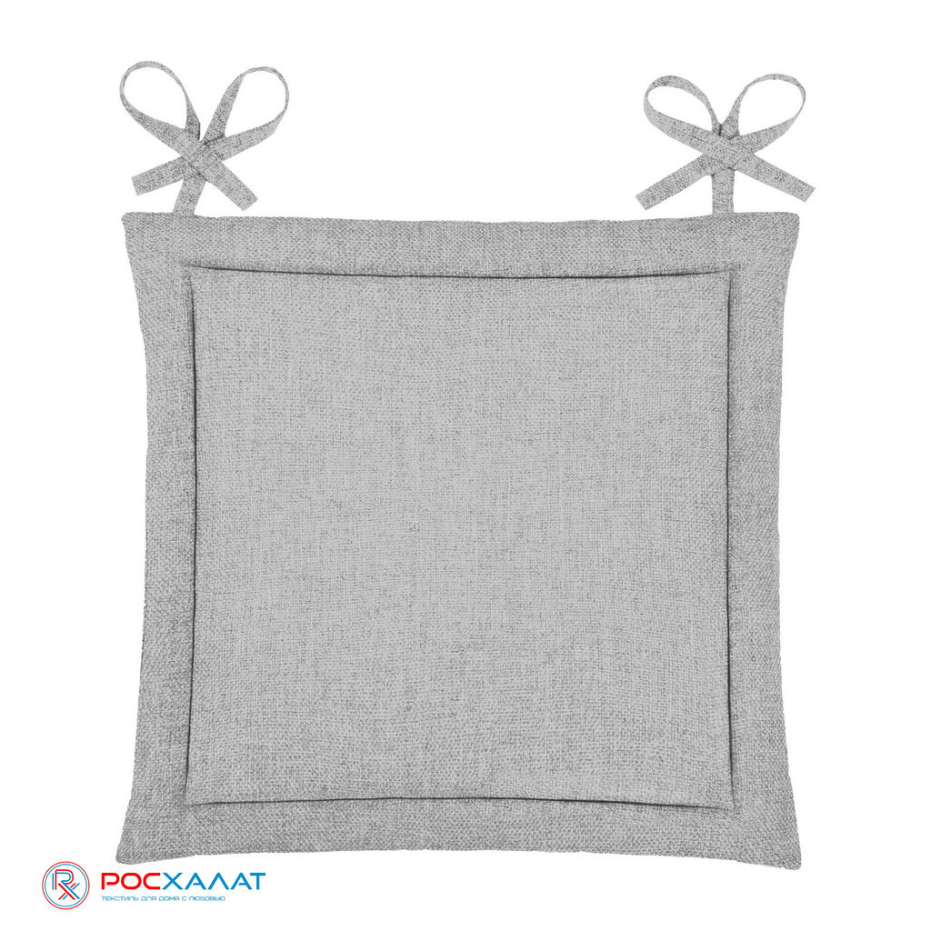 Подушка для стула ВН рогожка 40/40 пеп-сер  ПДС-01 (26) 40х40