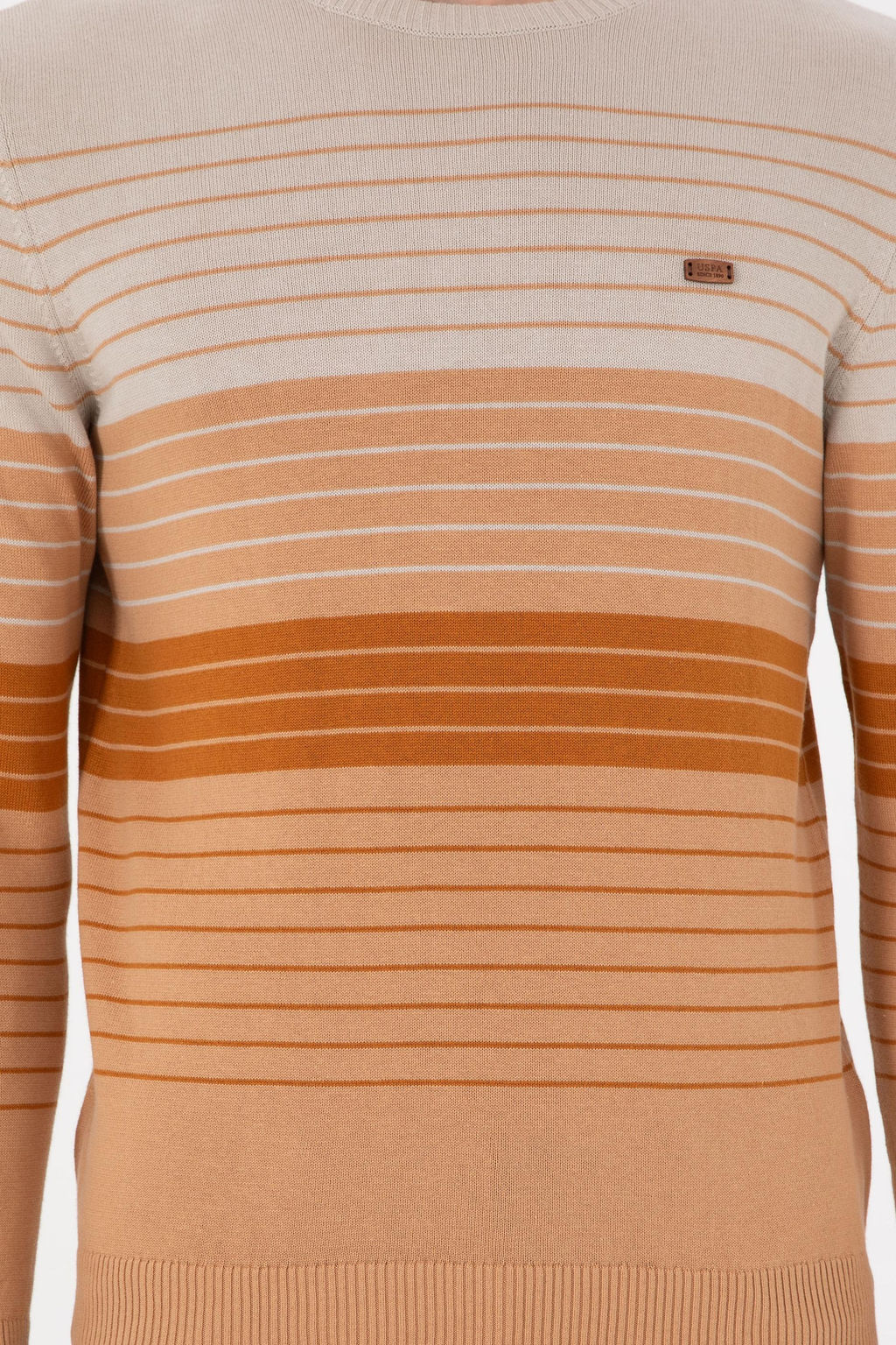 Мужской светло-коричневый свитер Неожиданная скидка в корзине - U.s. polo assn фото 6