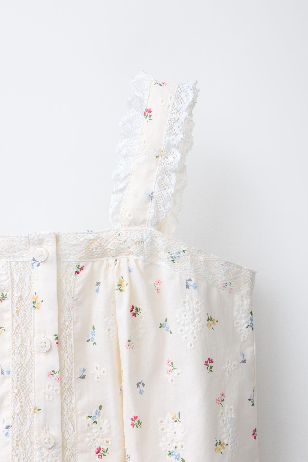 TOP SCHIFFLY PUNTILLA / Crudo - Zara фото 4