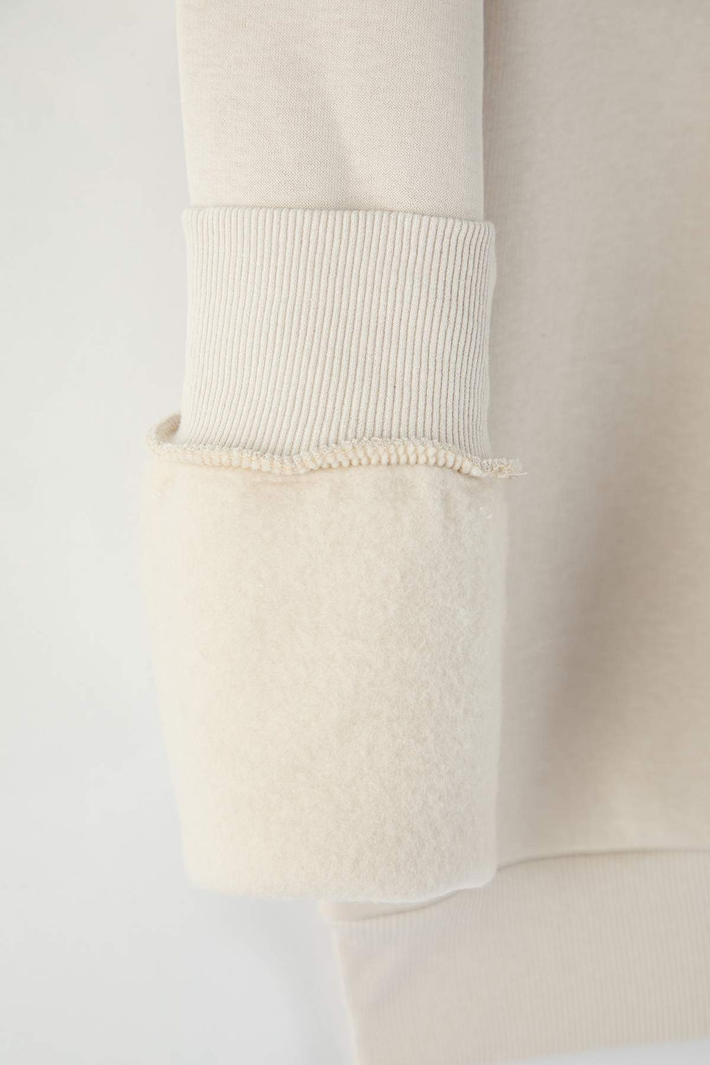 Teen Tas Bask?l? Oversize/Genis Kal?p Kal?n Ici Polarl? Orme Sweatshirt TWOAW26SW00216 - Trendyolmilla фото 7