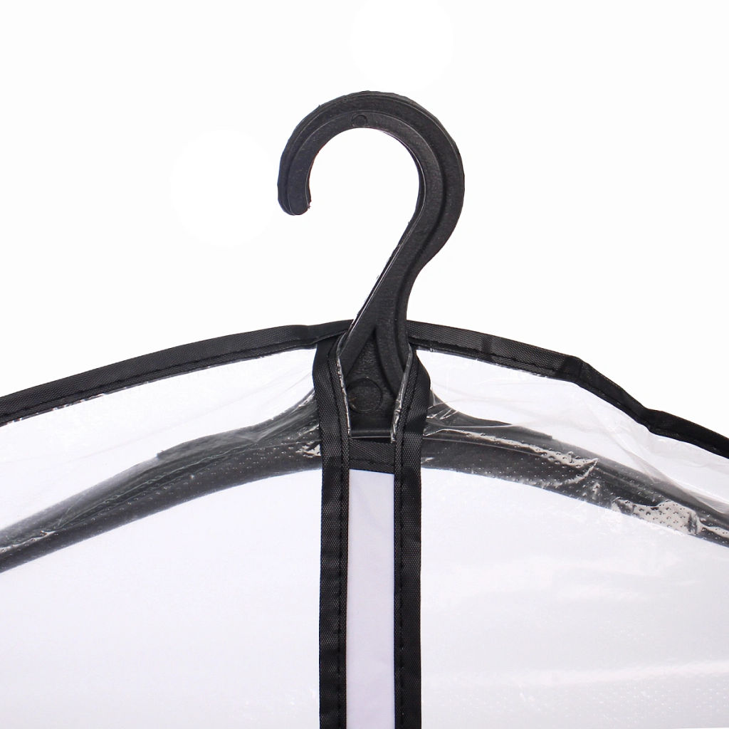 Цена за 4 шт. Чехол для одежды Селфи 60х137 пвх, прозрачный