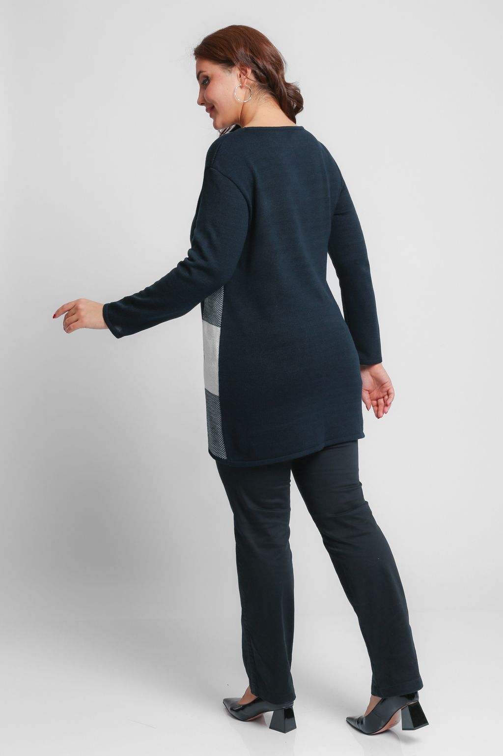 Джемпер Д 1771/темно-синий (1040) - Текстильная мануфактура фото 6