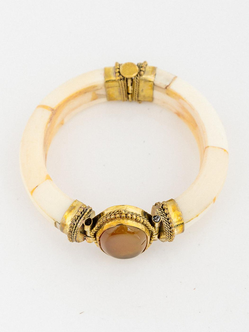 Украшение Браслет кость буйвола №506/19 - Ганг фото 2