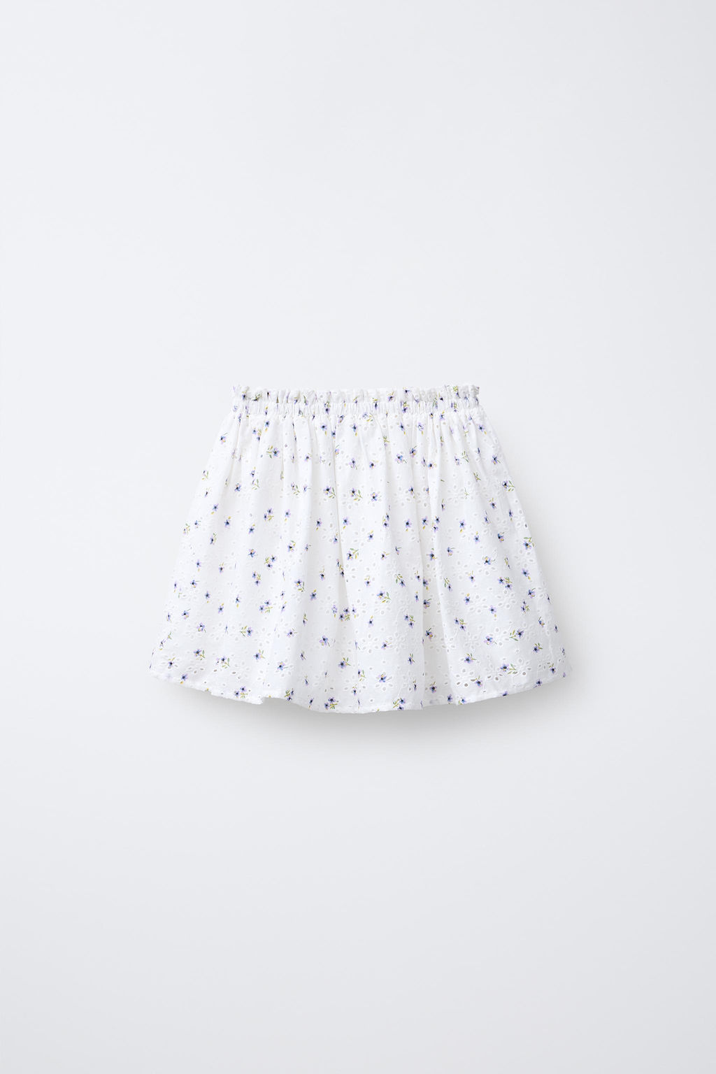 FLORAL EMBROIDERED BERMUDA SKORT - Zara фото 2