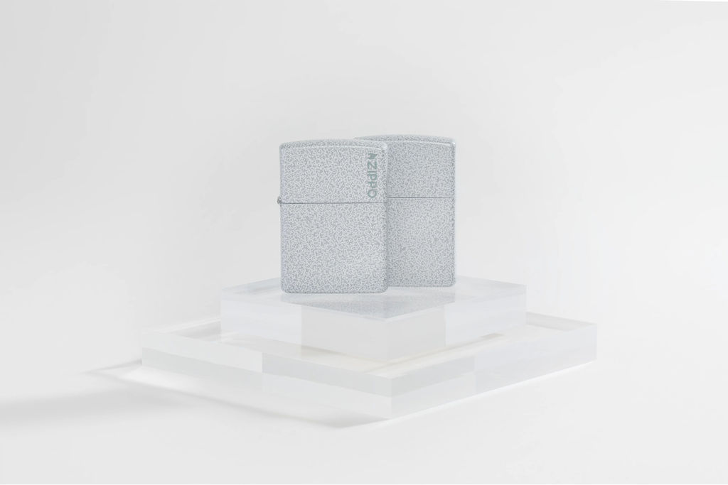 Зажигалка ZIPPO Логотип ледяная | Glacier 46020ZL  фото 10