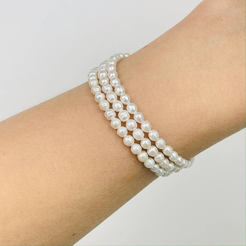 Бусины для украшений из белого Жемчуга 39 см