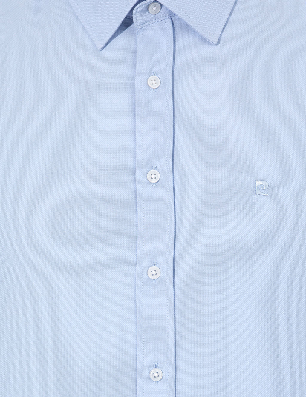Koyu Mavi Slim Fit Oxford G_mlek