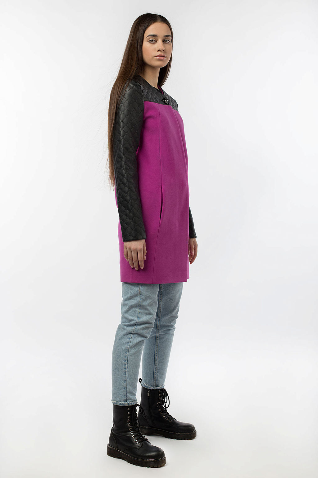 13-1054 Пальто женское демисезонное