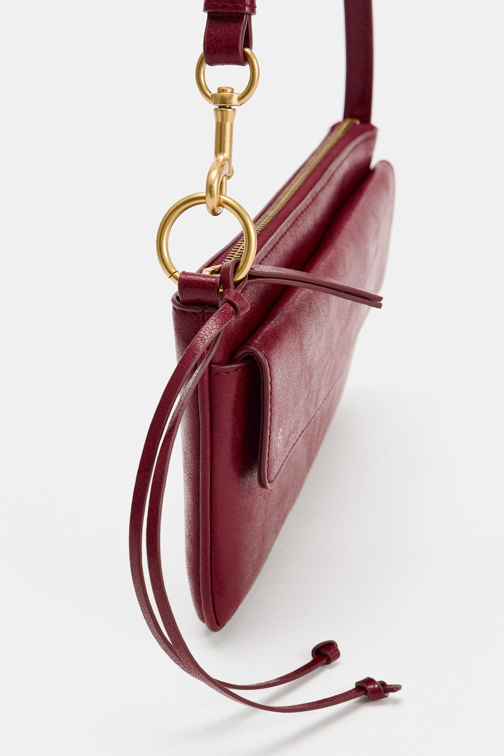 BOLSO DE HOMBRO SOLAPA / Rojo - Zara фото 7
