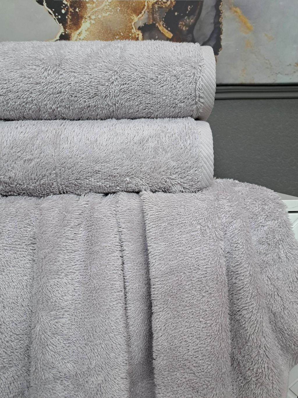 К-т полотенец Teddy (лаванда) 70х140см(1),50х90см(1) - Kazanov.a. фото 2