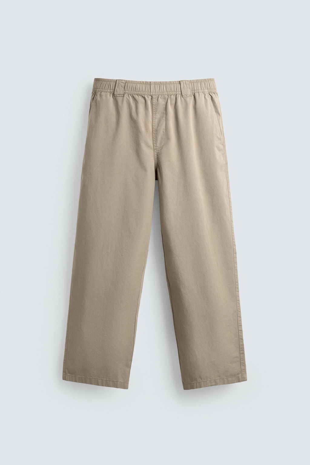 PANTAL?N RELAXED FIT ALGOD?N / Tostado - Zara фото 7