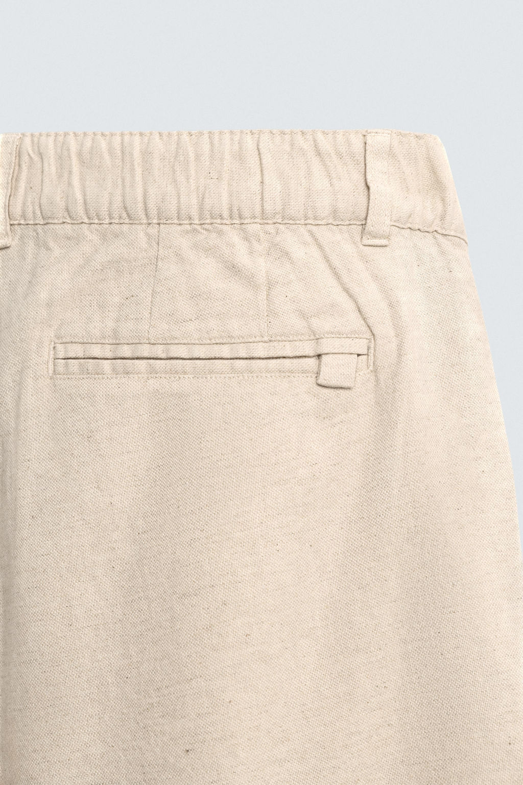 BERMUDA REGULAR FIT ESTRUCTURA / Beige claro - Zara фото 10