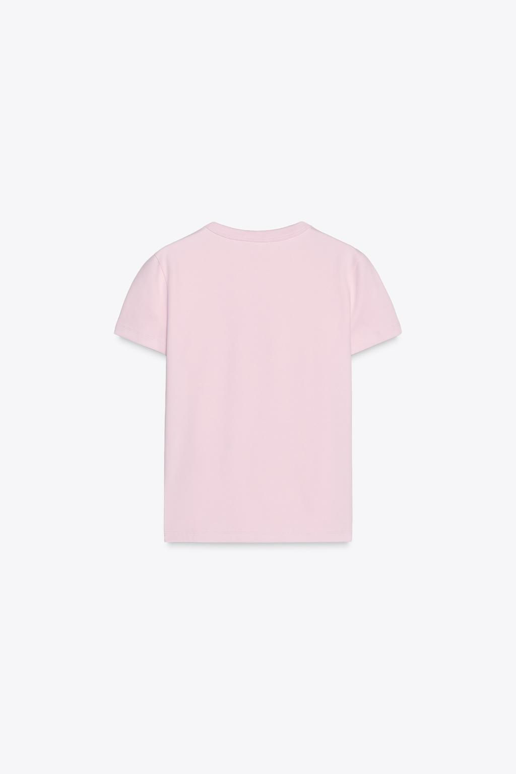 SHORT SLEEVE INTERLOCK T-SHIRT - Zara фото 38