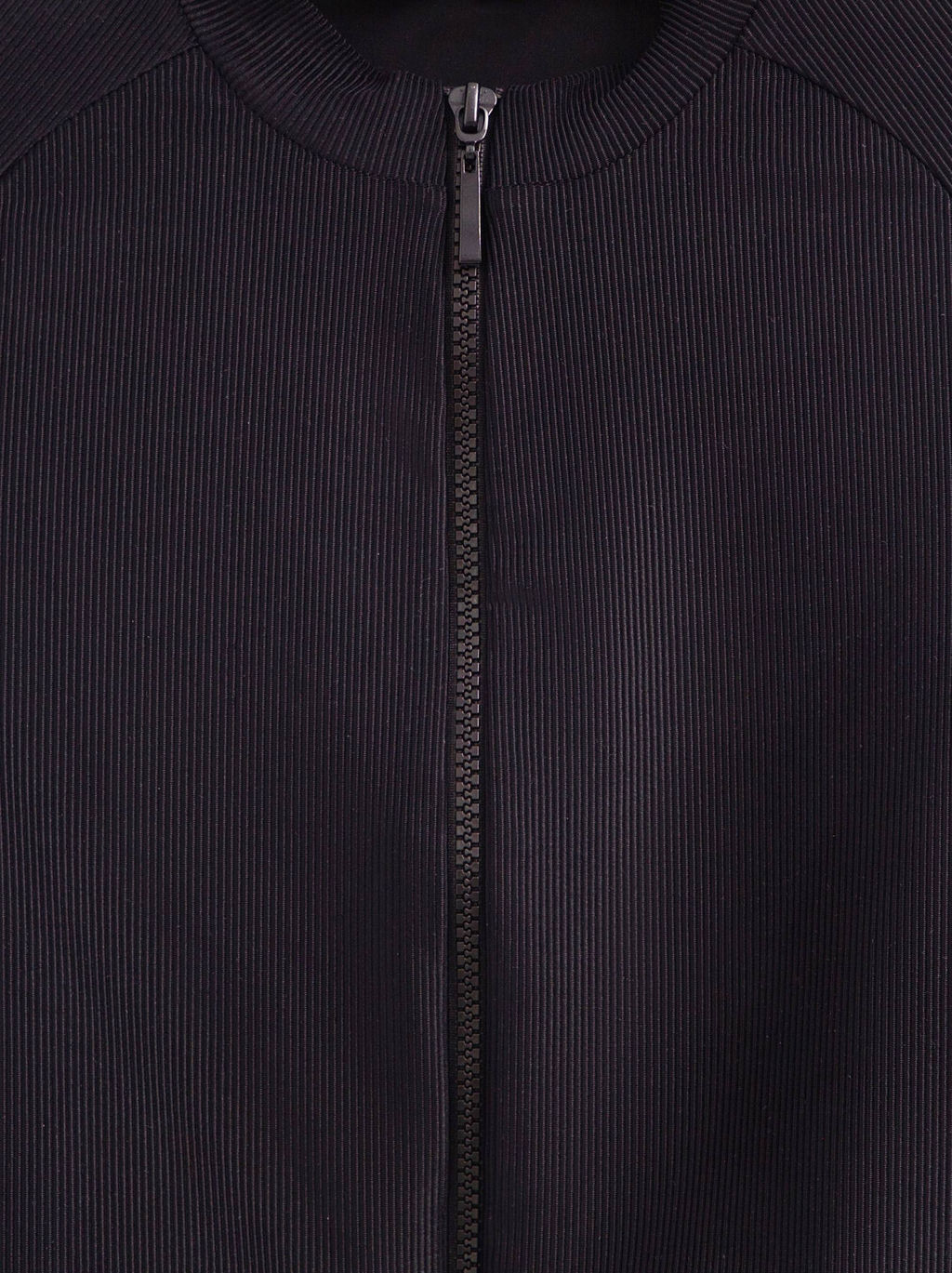 CONTE Укороченный спортивный джемпер в рубчик на молнии LJ 2750 black - Conte elegant фото 9