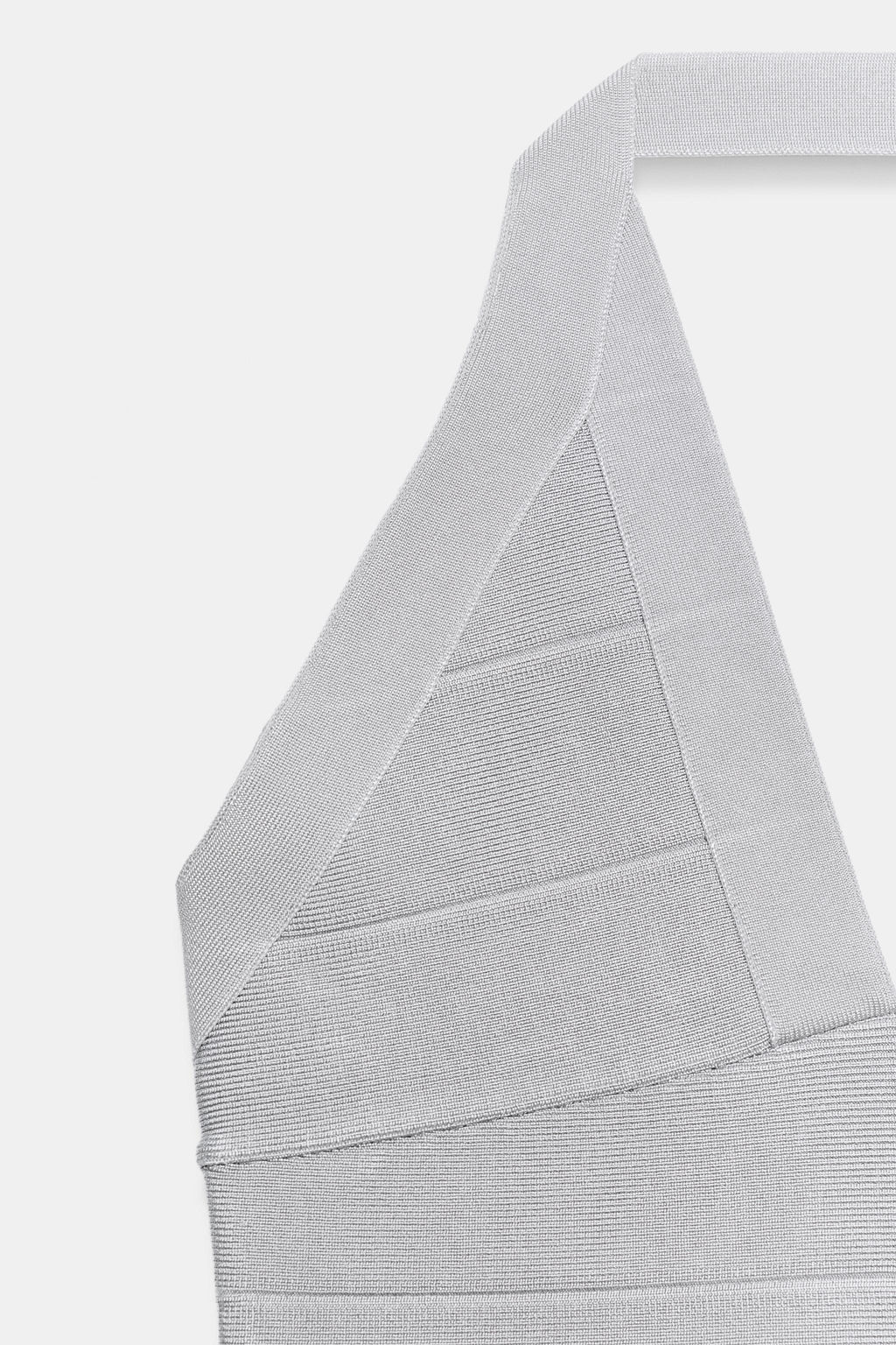 TOP HALTER STRETCH BANDAS / Gris claro - Zara фото 8