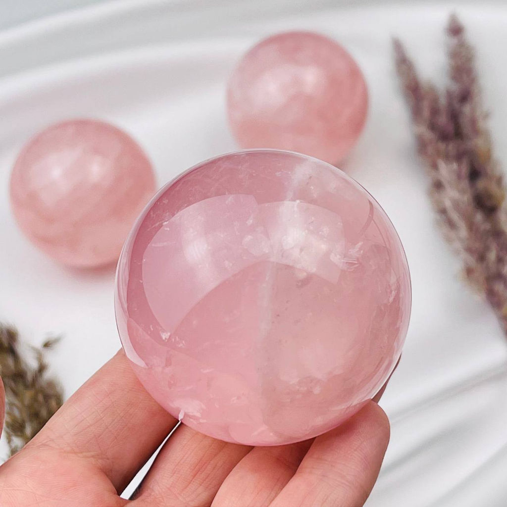 Шар из Розового кварца