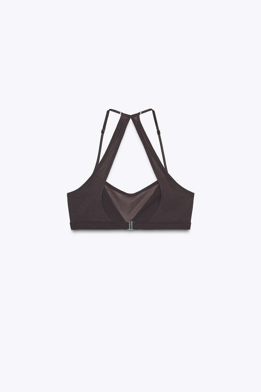 SEAMLESS COMBINED TULLE TOP - Zara фото 7