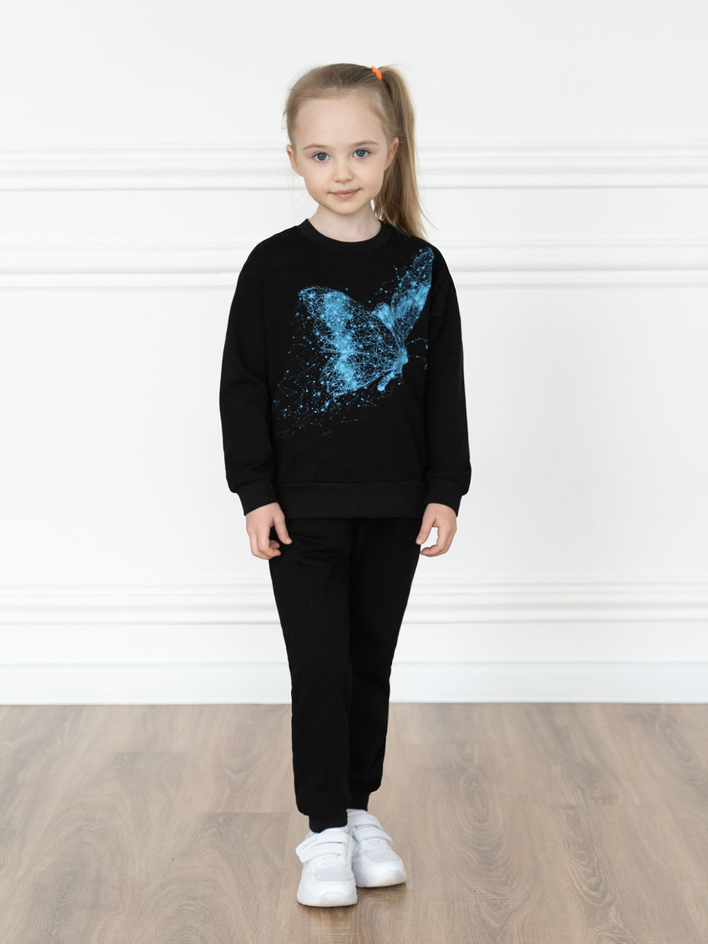 Костюм детский черный бабочка 7045г (110, 60)