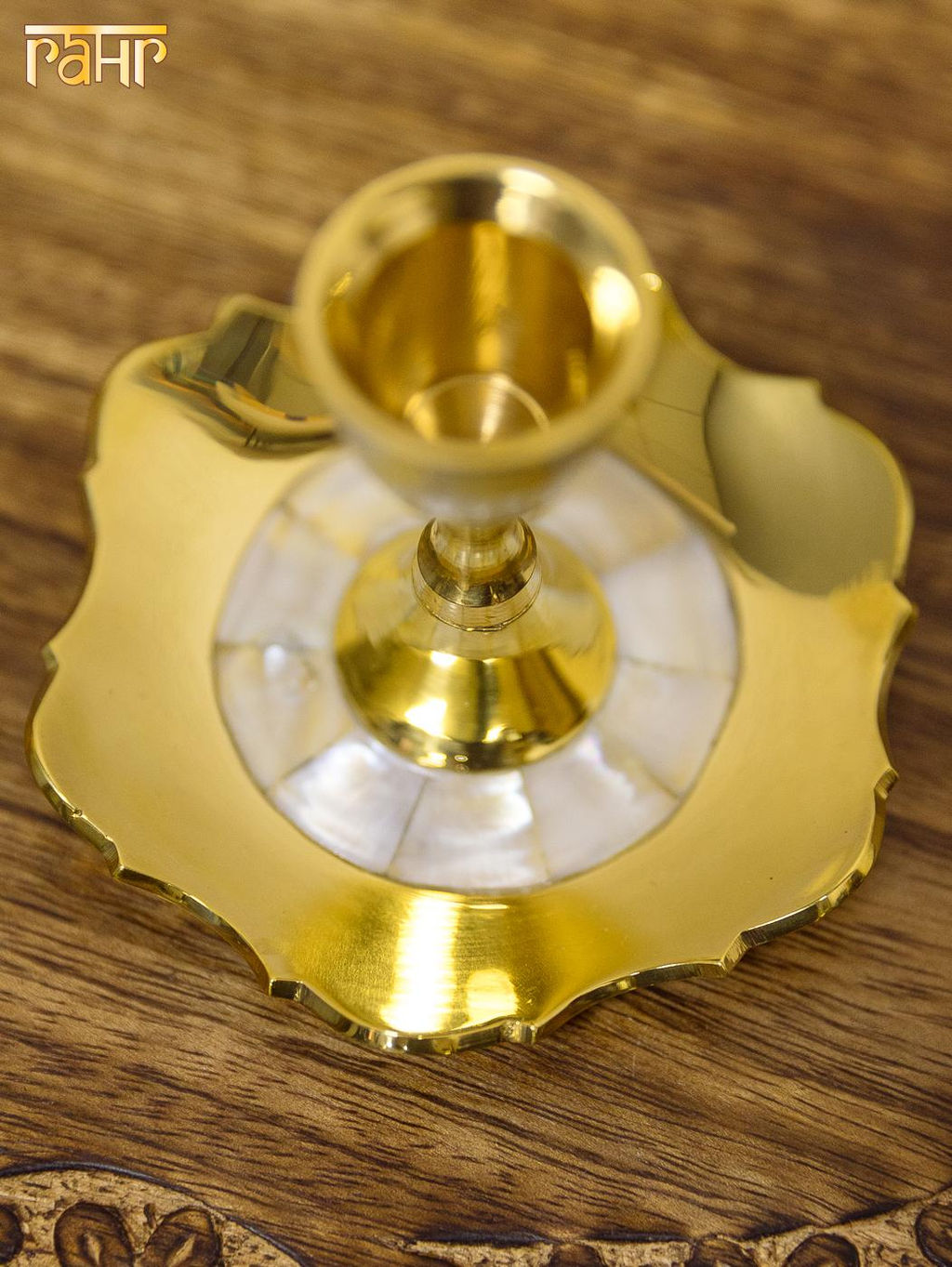 Подсвечник № П5212/4 на 1 свечу с перламутр. 2шт/уп - Ганг фото 3