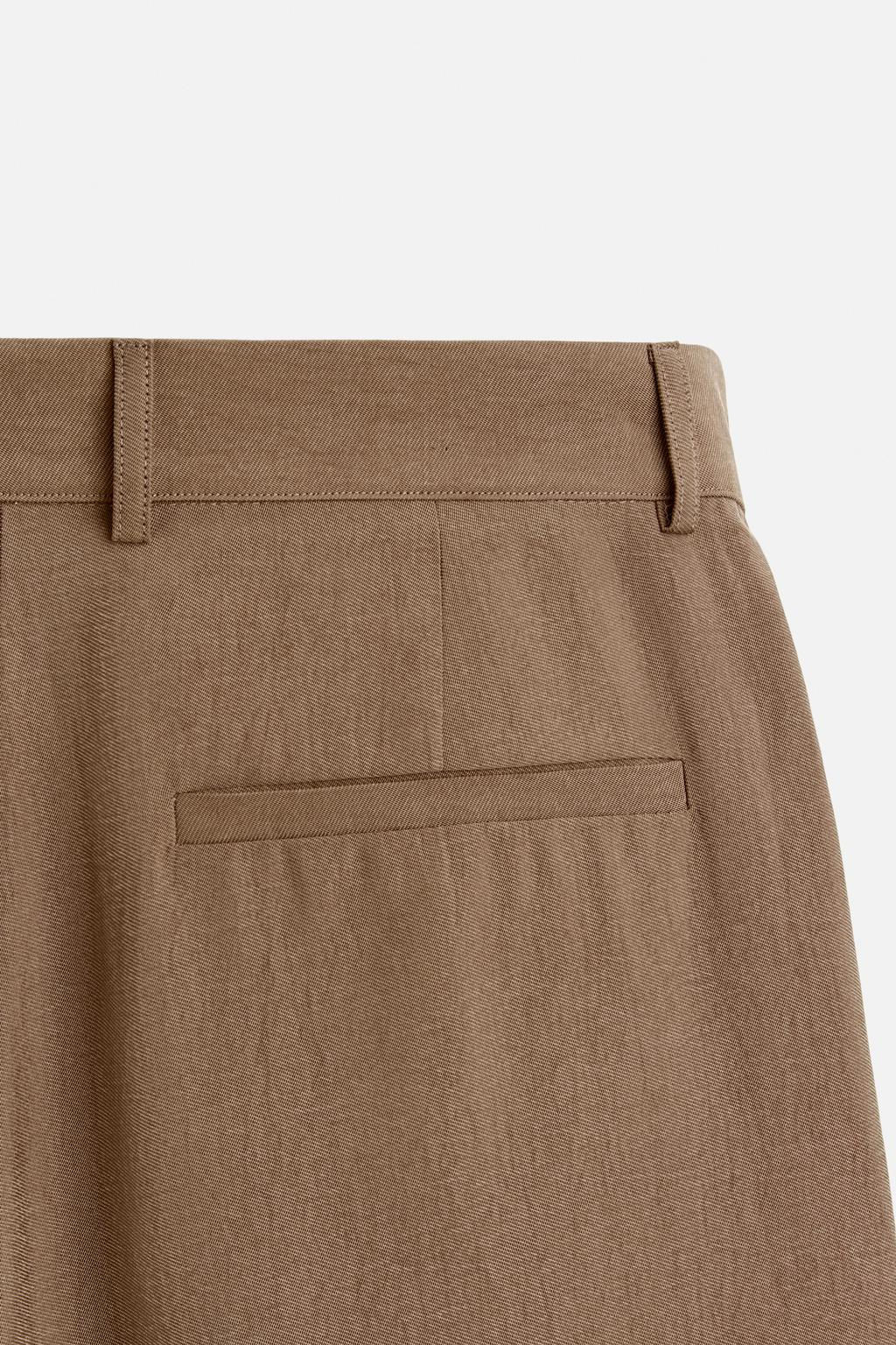 STRAIGHT-LEG FLOWING TROUSERS - Zara фото 10