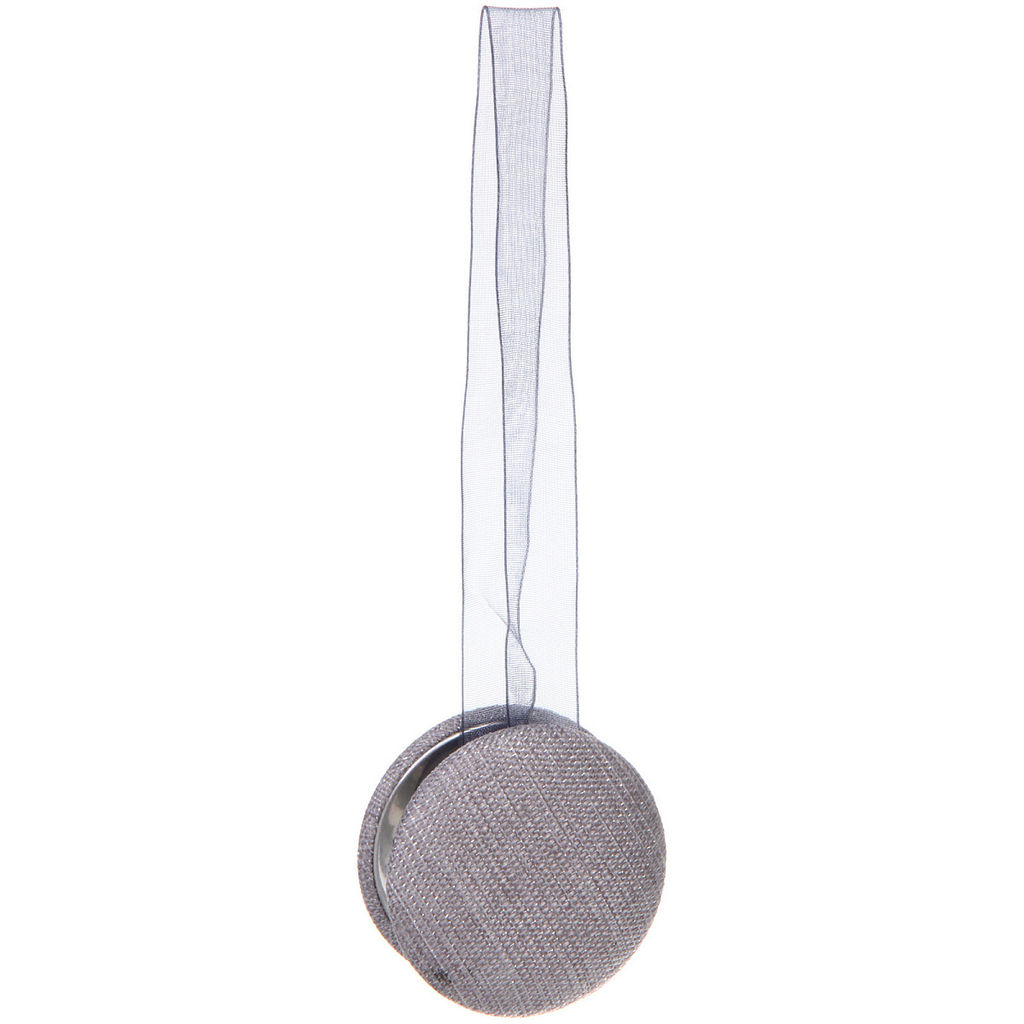 Цена за 4 шт. Подхват для штор на магните "Классика серый" 5см S1887