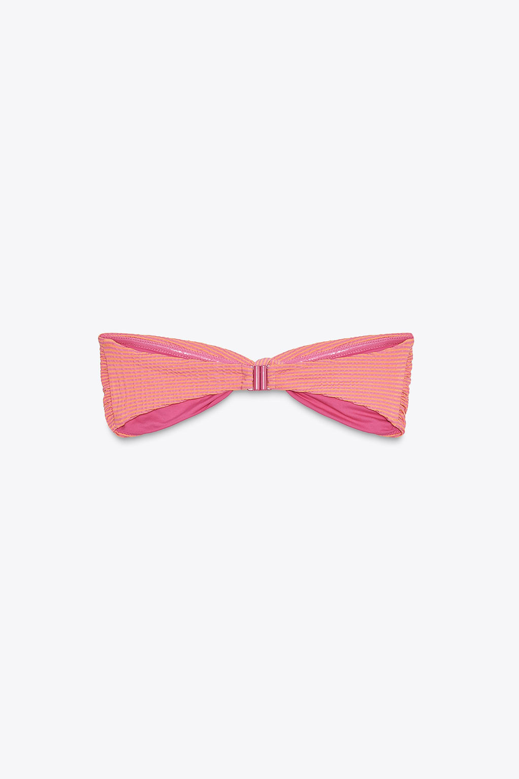 STRIPED BANDEAU BIKINI TOP - Zara фото 7