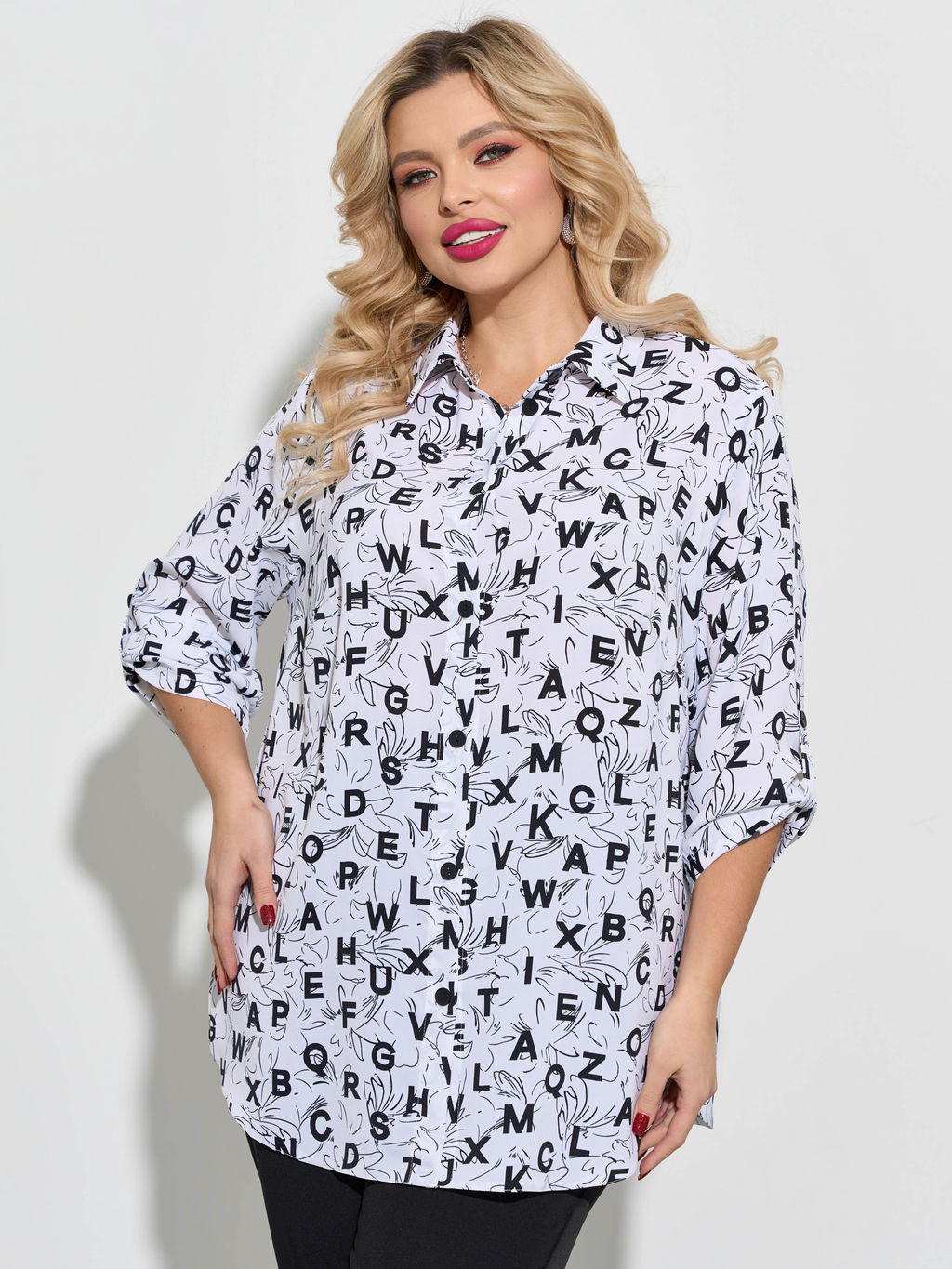 Рубашка 0199-4а белый мрамор - Aquarell фото 9