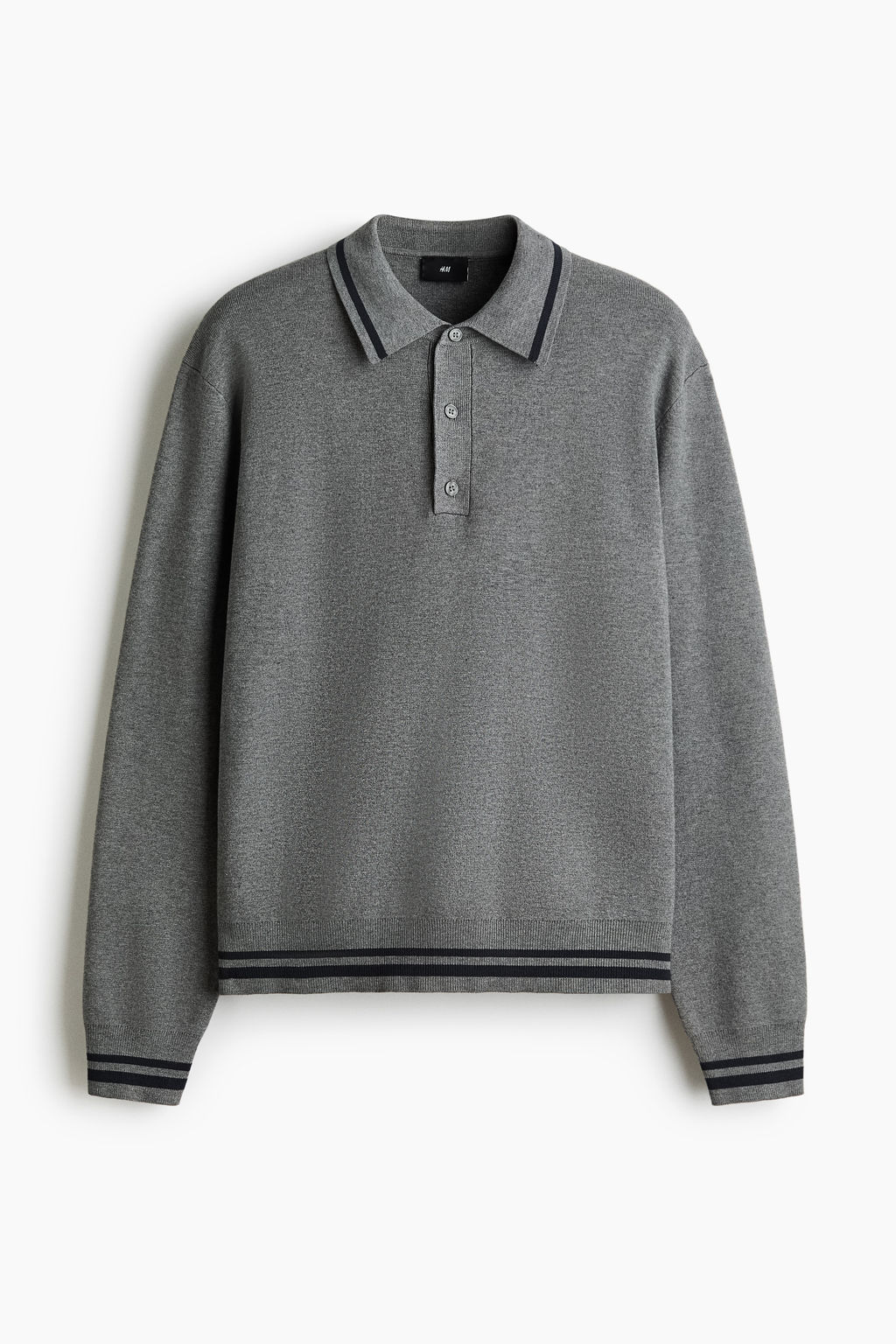 Polo de manga larga Relaxed Fit - H&m фото 2