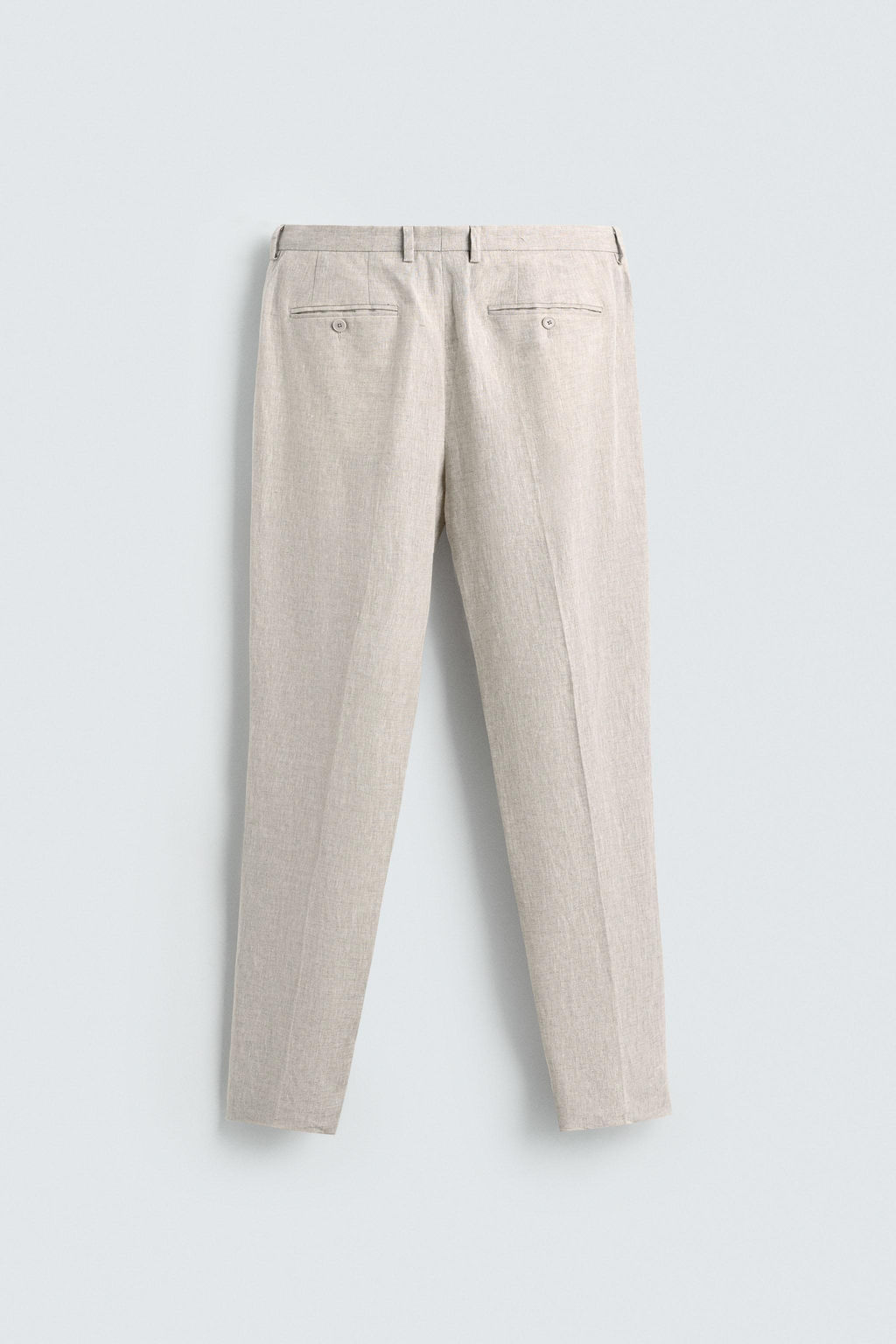 100% LINEN SUIT TROUSERS - Zara фото 8