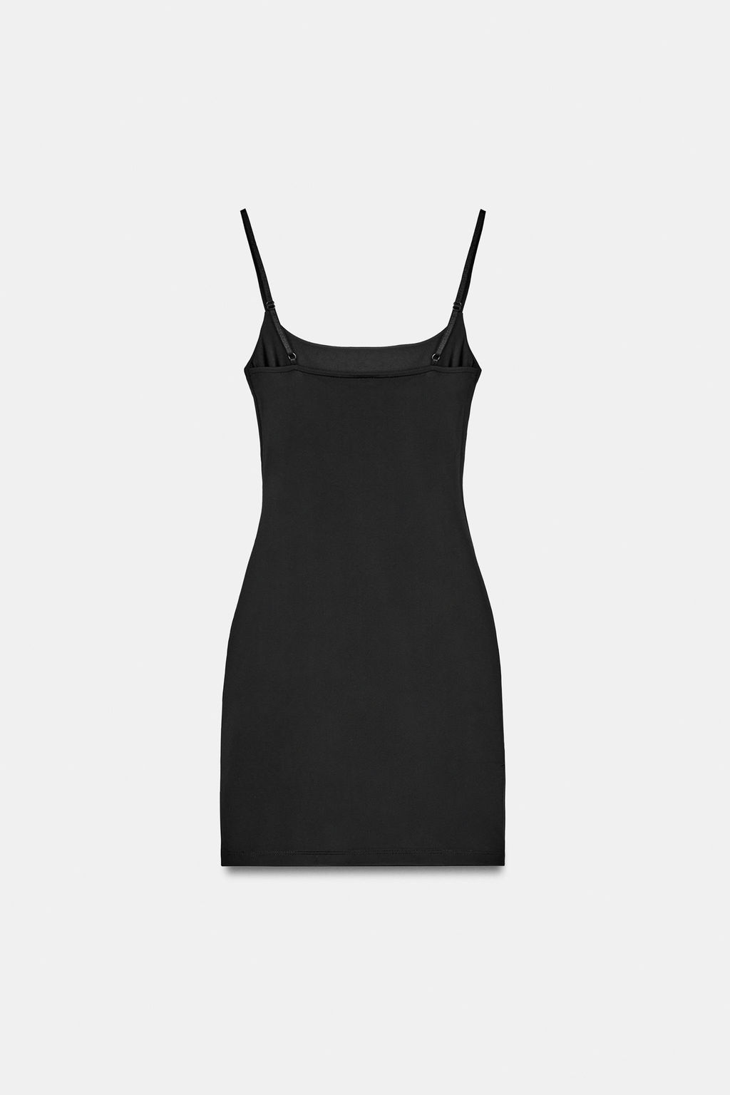 VESTIDO TIRANTES MEZCLA POLIAMIDA / Negro - Zara фото 4