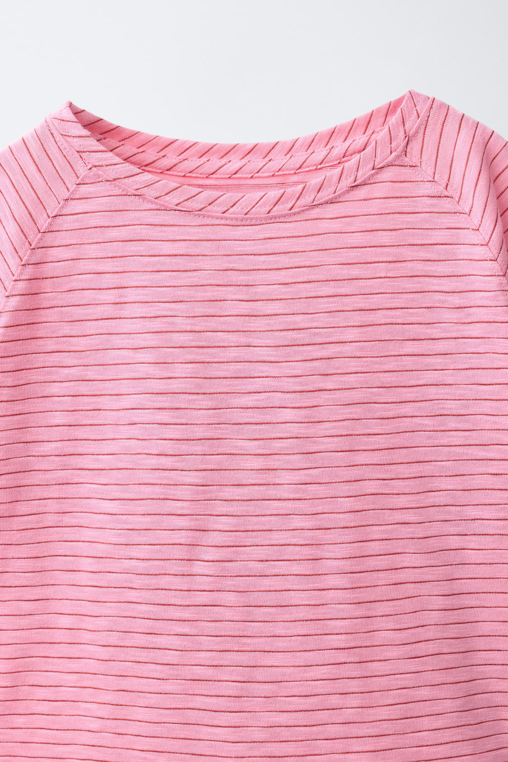 CAMISETA RAYAS MANGA RANGL?N / Rosa - Zara фото 3