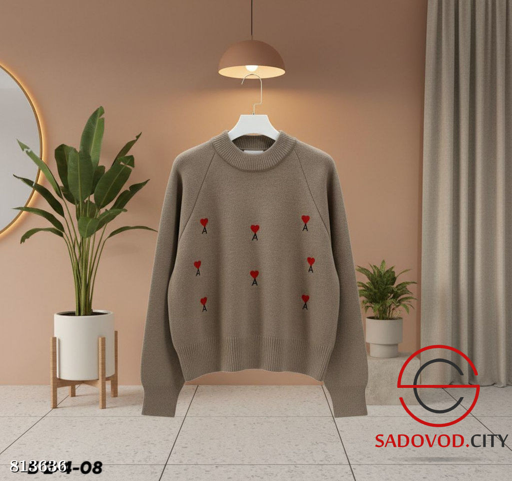 Кофта женская с сердечками - Bruno фото 5