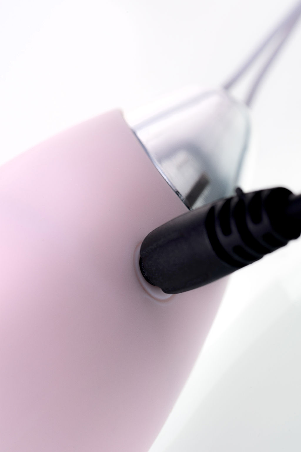 Виброяйцо и вибронасадка на палец JOS VITA, силикон, пудровые, 8,5 и 8 см