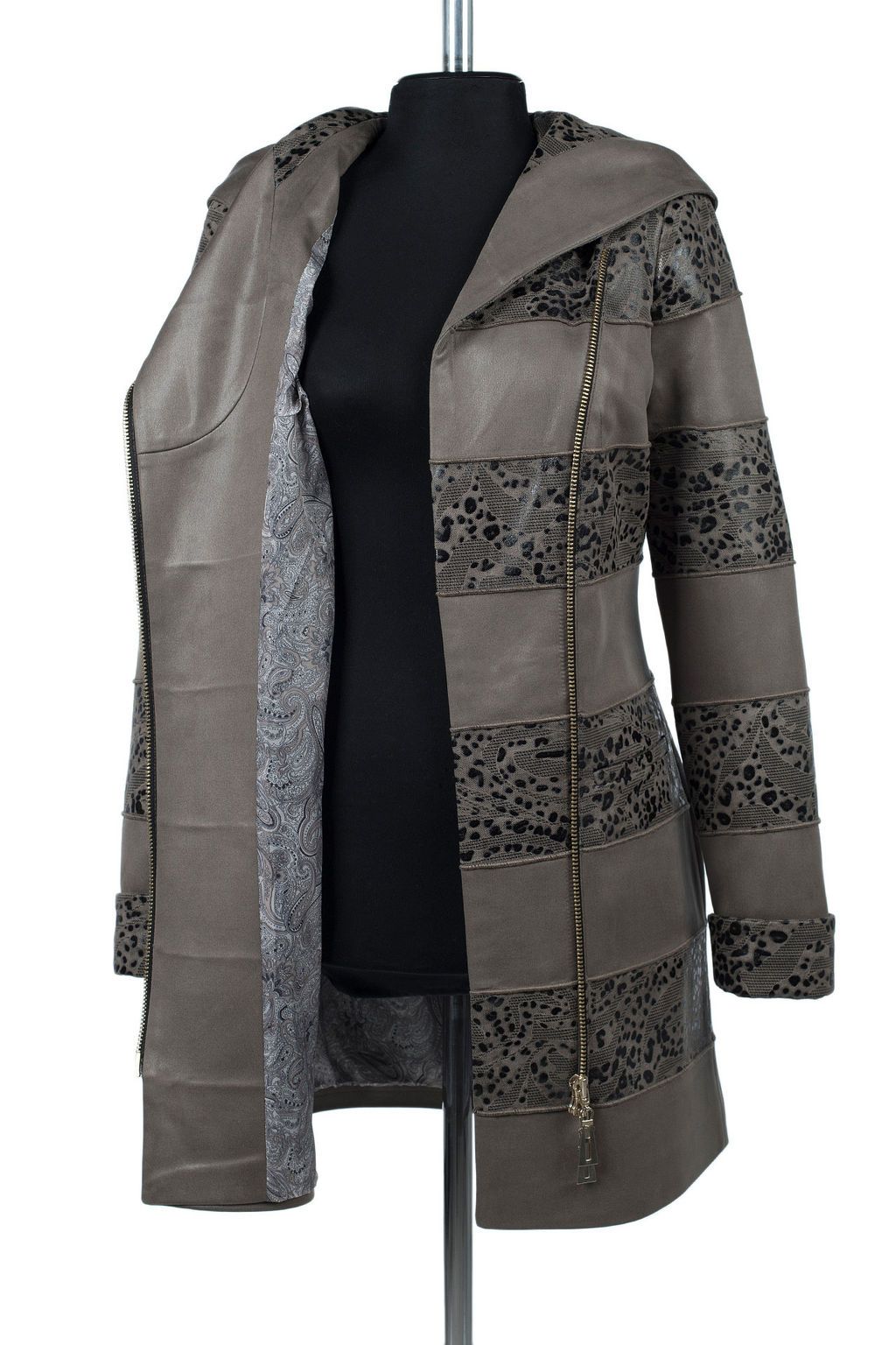 01-06626 Пальто женское демисезонное (пояс)