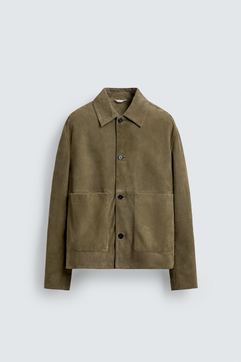 LEATHER JACKET WITH POCKETS - Zara фото 7