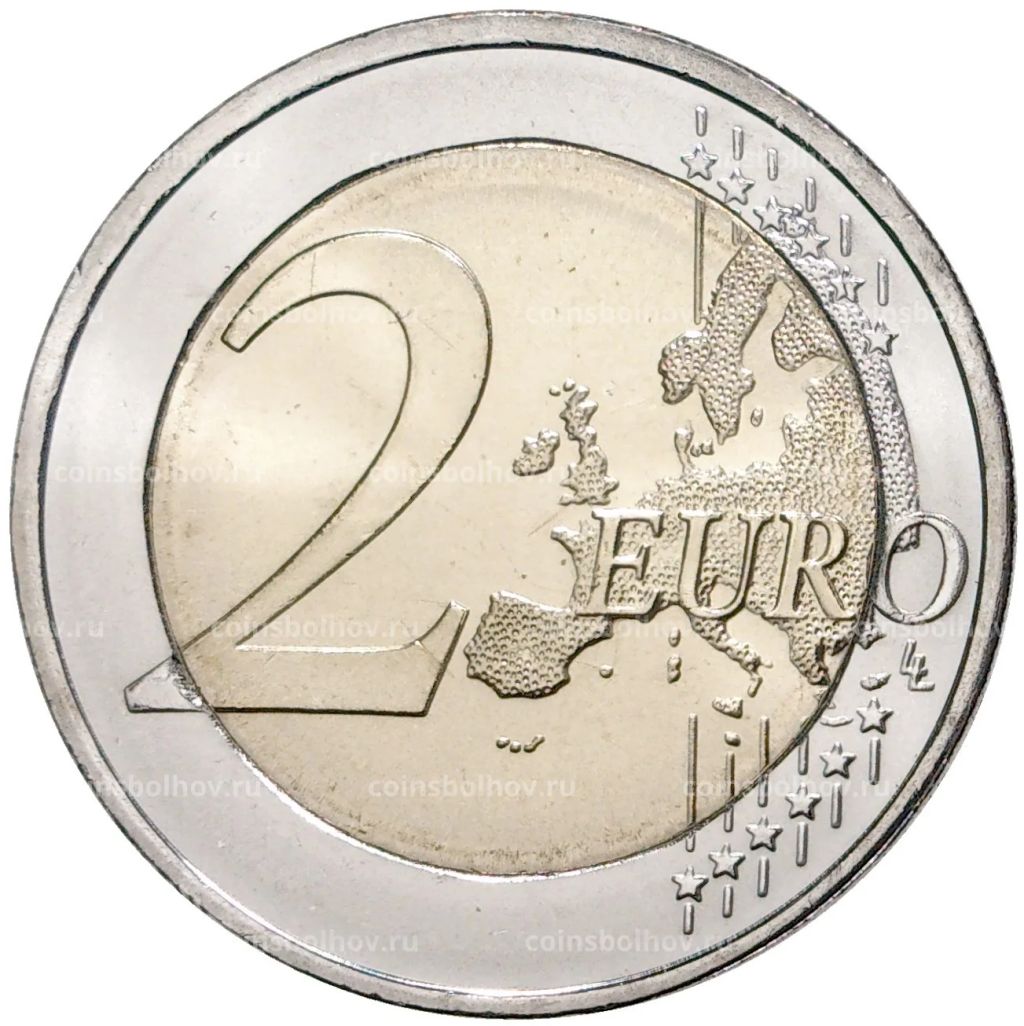 2 евро 2021 года F Германия Федеральные земли Германии  Саксония-Анхальт (Магдебургский собор)