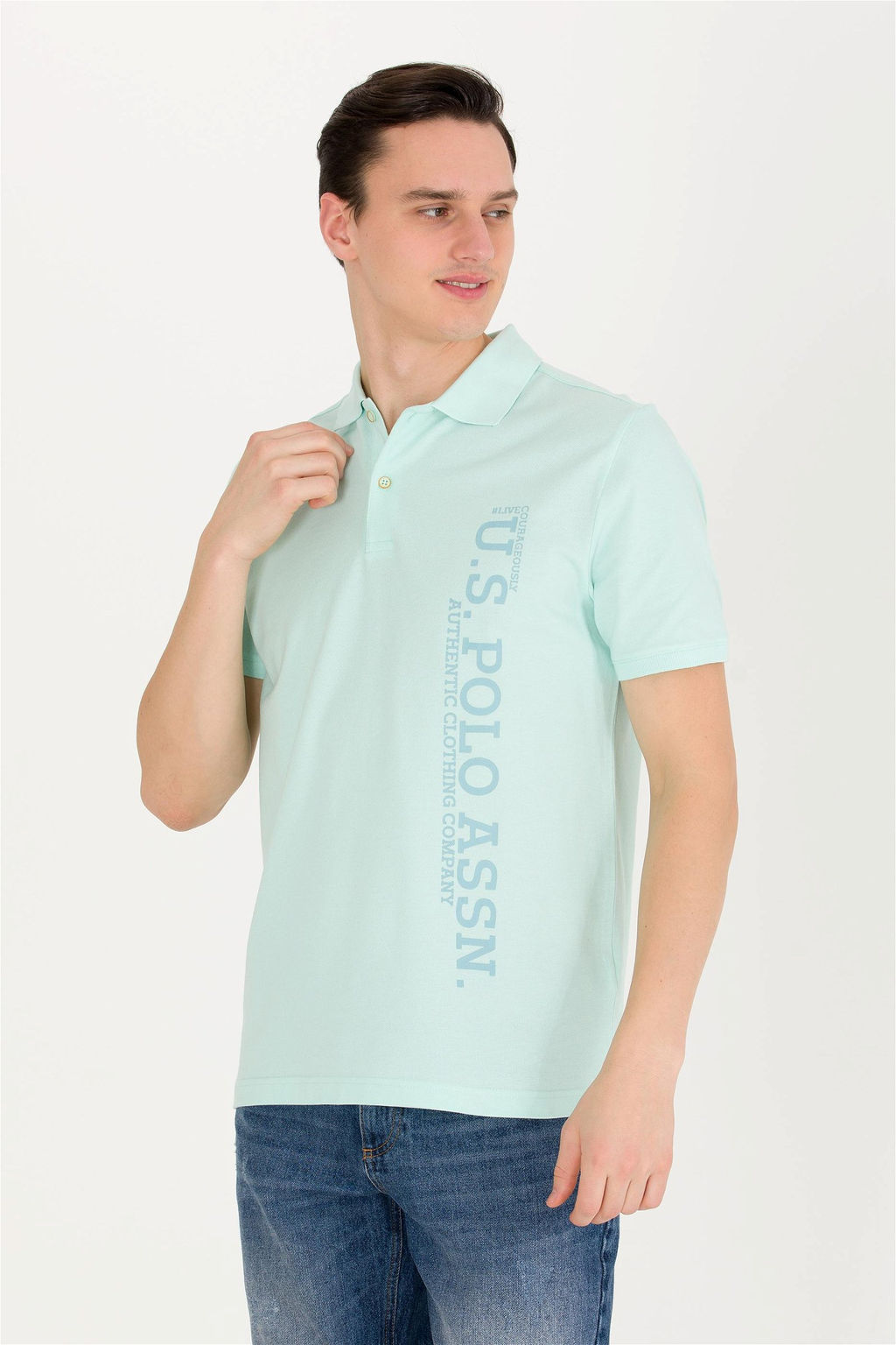 U. S. Polo Assn Мужская футболка с воротником-поло Nil - U.s. polo assn фото 8