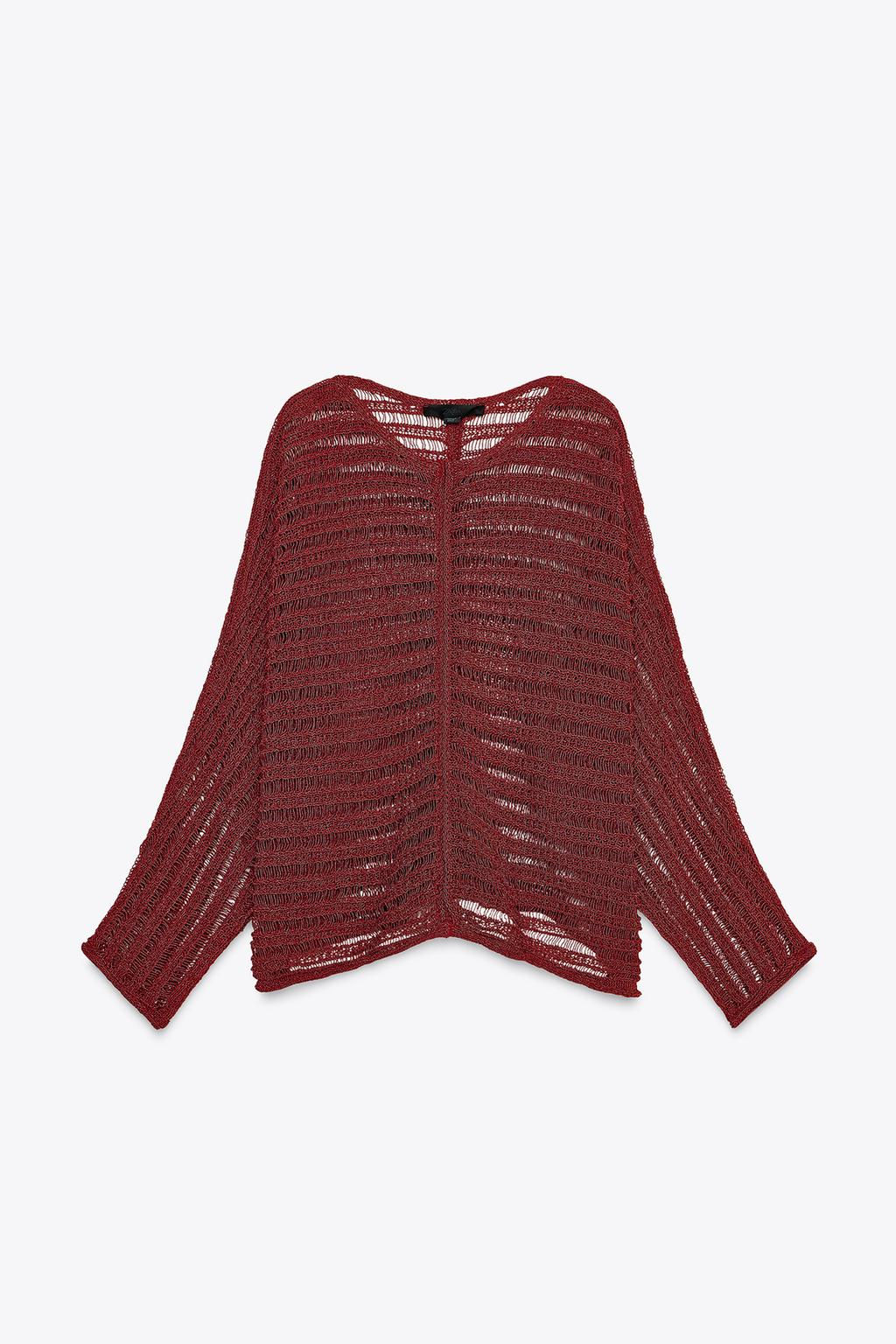 POINTELLE KNIT SWEATER - Zara фото 5
