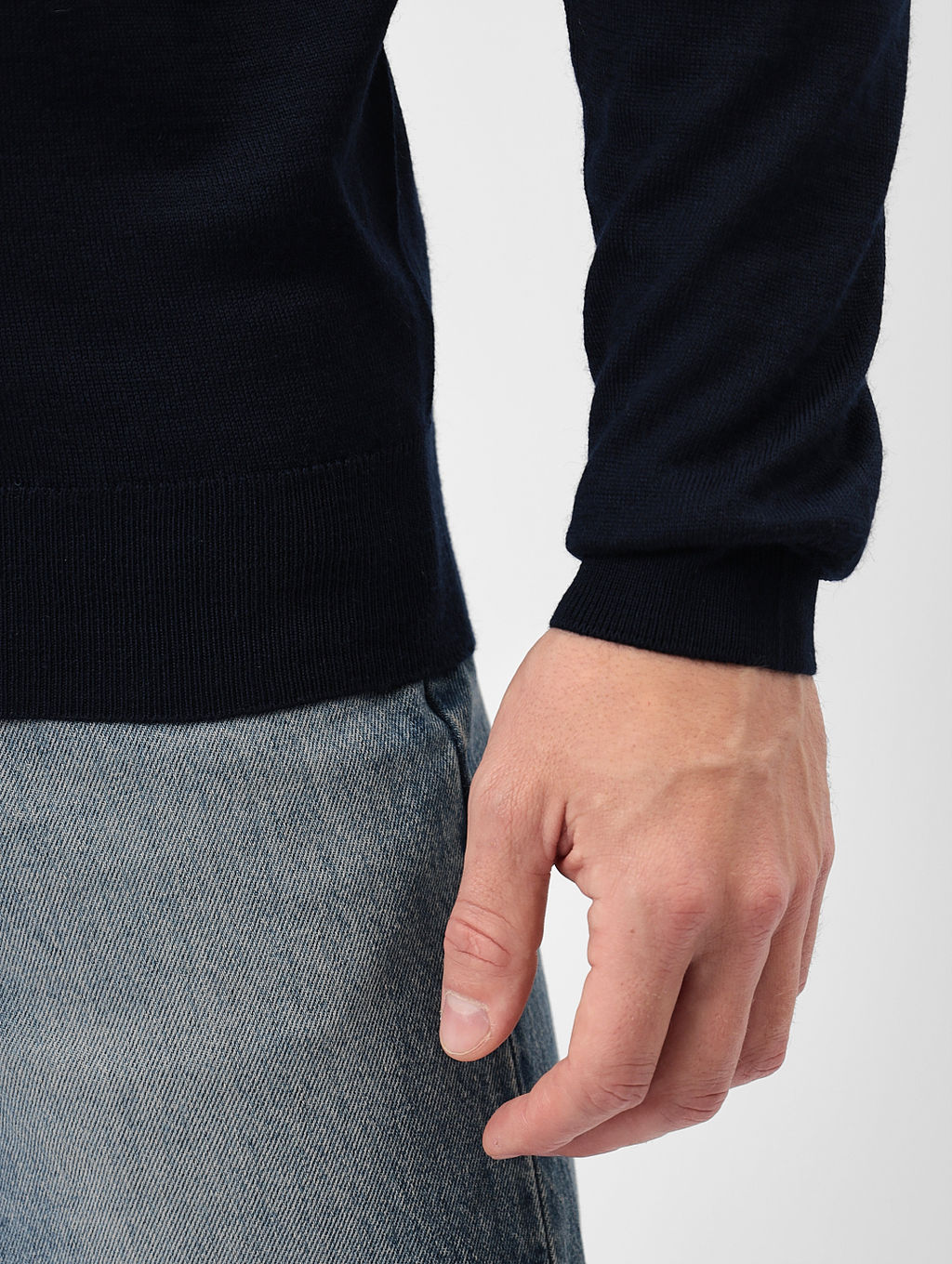 Джемпер мужской GREG G124-EV (т.синий)  фото 4