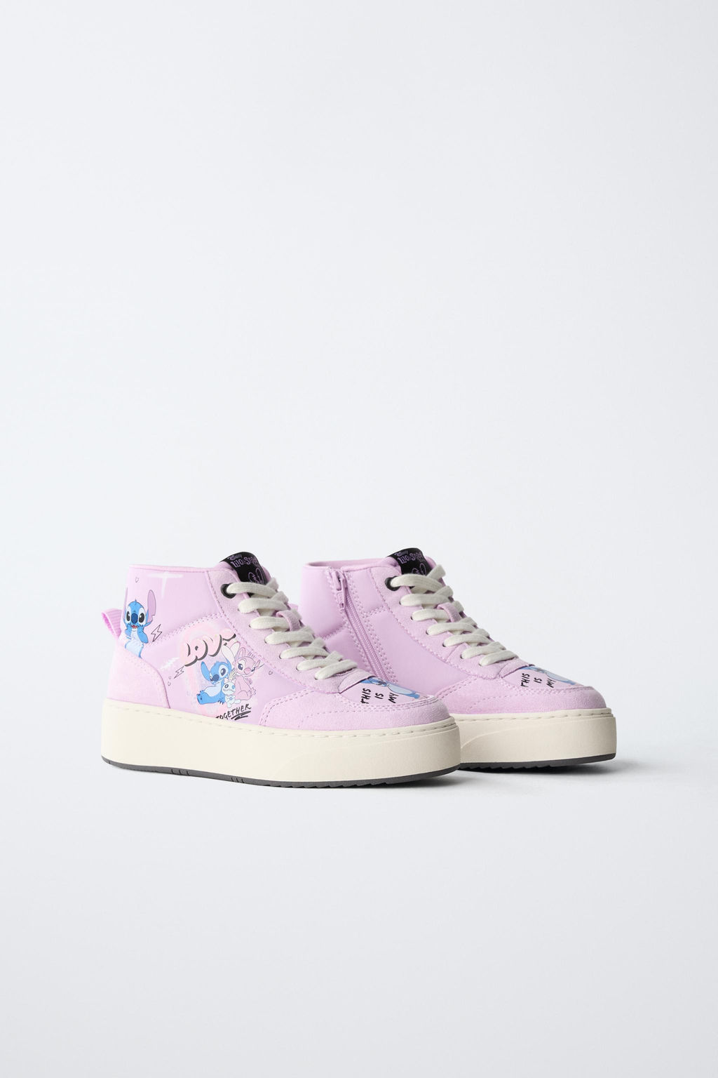LILO & STITCH  DISNEY HIGH-TOP SNEAKERS - Zara фото 2