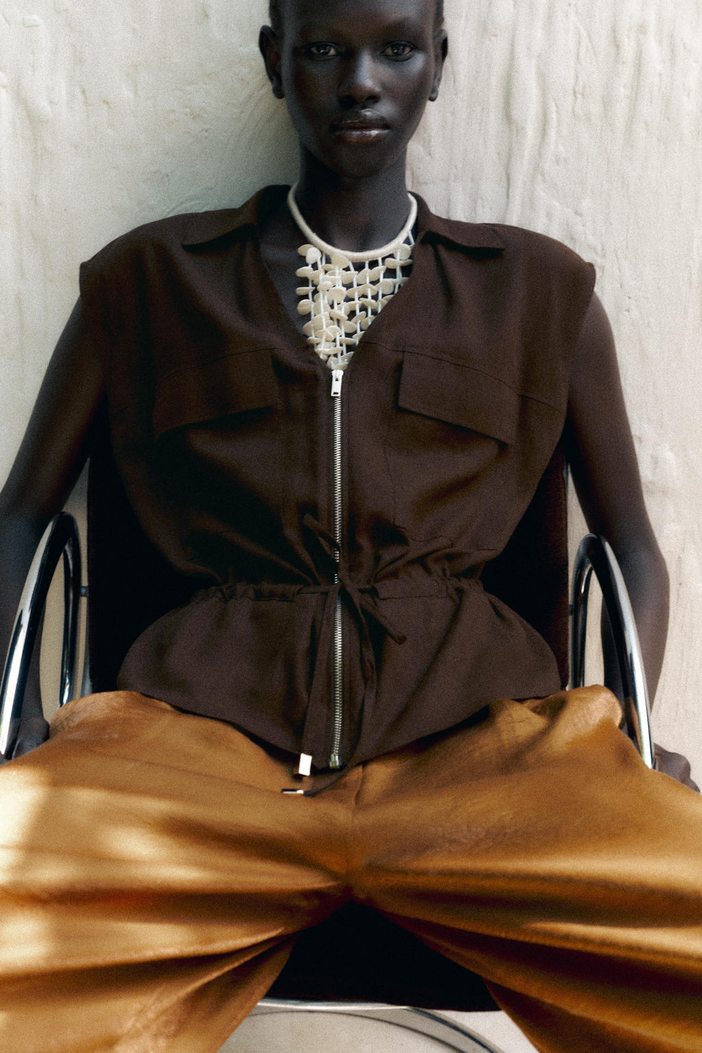 SAFARI LINEN BLEND TOP