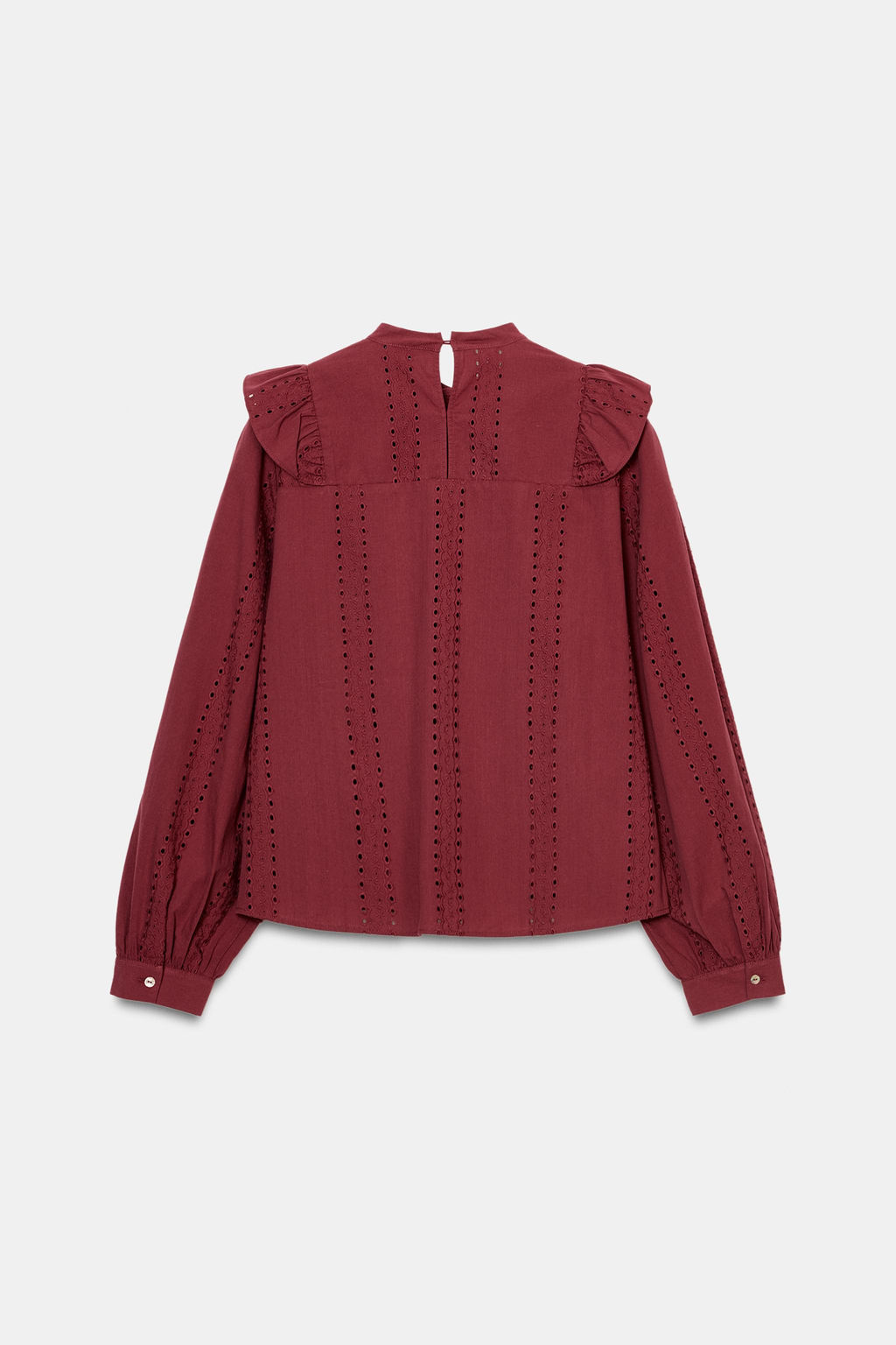 ROMANTIC BLOUSE WITH CUTWORK EMBROIDERY - Zara фото 17