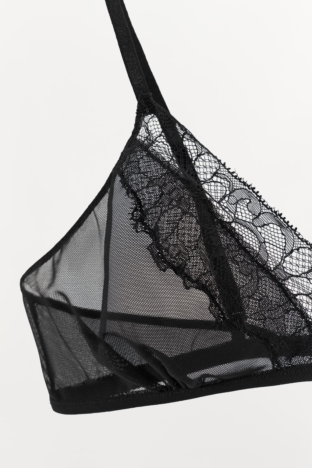 LACE MESH BRALETTE - Zara фото 7